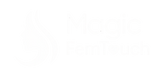 Magic Feet Touch client logo in white, trusted partner using Pinnacle AI chatbot for business