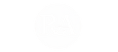 Circular Pinnacle client emblem in white, shown on the about page for the digital marketing agency