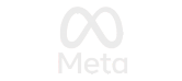 Meta infinity logo in light gray, one of the CRM integrations available with Pinnacle AI chatbot for business