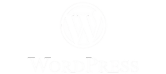 WordPress logo in light gray, one of the CRM integrations supported by Pinnacle AI chatbot for business